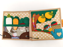 Load image into Gallery viewer, Handmade Quiet Book/ Busy Book - Food