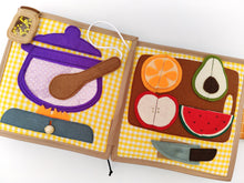 Load image into Gallery viewer, Handmade Quiet Book/ Busy Book - Food