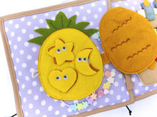 Load image into Gallery viewer, Handmade Quiet Book/ Busy Book - Food