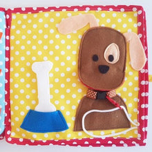 Load image into Gallery viewer, Handmade Quiet Book L Size (5 pages)