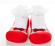 Load image into Gallery viewer, 2 in 1 Attipas baby/toddler sock shoes (Ballet)