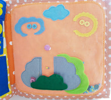 Load image into Gallery viewer, Handmade Quiet Book L Size (5 pages)