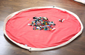 2 in 1 playmat and toy storage bag