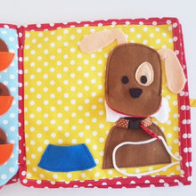 Load image into Gallery viewer, Handmade Quiet Book L Size (5 pages)