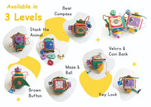 Load image into Gallery viewer, Handmade Travel Busy Cube/ Mini Busy Board