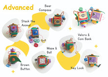 Load image into Gallery viewer, Handmade Travel Busy Cube/ Mini Busy Board
