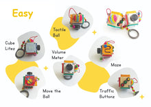 Load image into Gallery viewer, Handmade Travel Busy Cube/ Mini Busy Board