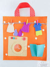Load image into Gallery viewer, Handmade Quiet/ Busy Box Bag - kids activities