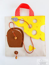 Load image into Gallery viewer, Handmade Quiet/ Busy Box Bag - kids activities