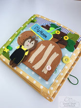 Load image into Gallery viewer, Busy Book / Quiet Book /Travel Toy - Animal Doll House