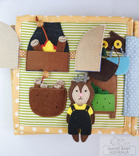 Load image into Gallery viewer, Busy Book / Quiet Book /Travel Toy - Animal Doll House