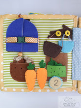 Load image into Gallery viewer, Busy Book / Quiet Book /Travel Toy - Animal Doll House
