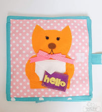 Load image into Gallery viewer, Handmade Quiet Book L Size (5 pages)