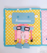 Load image into Gallery viewer, Handmade Quiet Book L Size (5 pages)