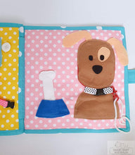 Load image into Gallery viewer, Handmade Quiet Book L Size (5 pages)