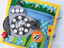 Load image into Gallery viewer, Handmade Quiet Book/ Busy Book 6 Pages - Animals