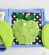 Load image into Gallery viewer, Handmade Mini Quiet Baby Book/ Pram Toy - Rabbit