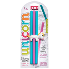 Load image into Gallery viewer, Silicone Straw Set - Joie Unicorn