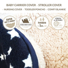 Load image into Gallery viewer, Kurumi Ket - Winter Baby Carrier Cover/ Stroller Cover/ Nursing Cover - Japan