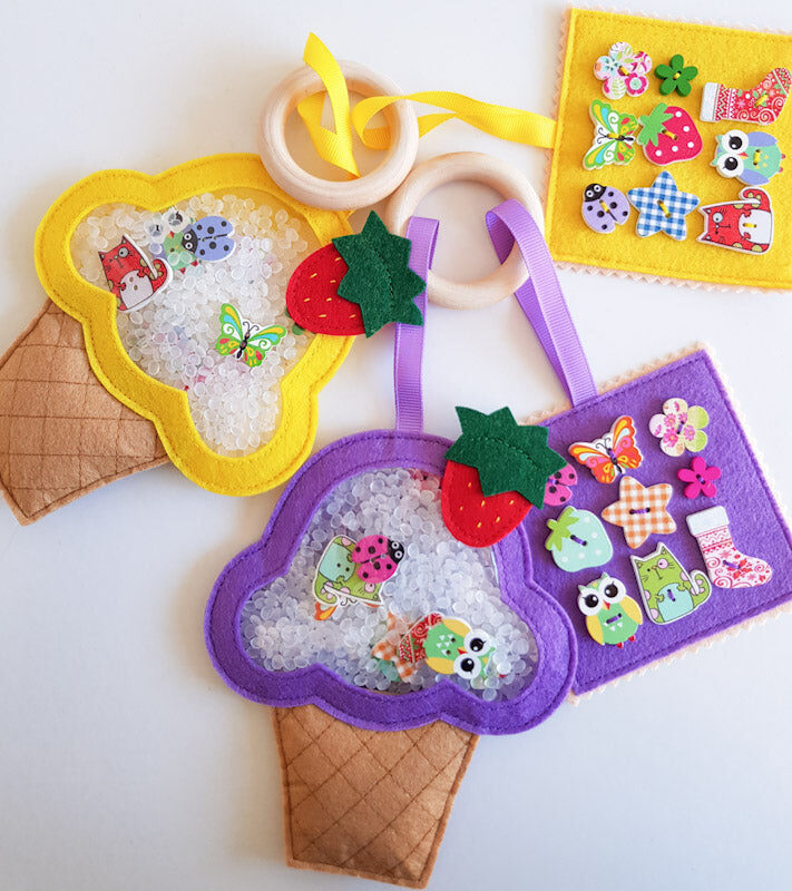 Cupcake I Spy sensory bag