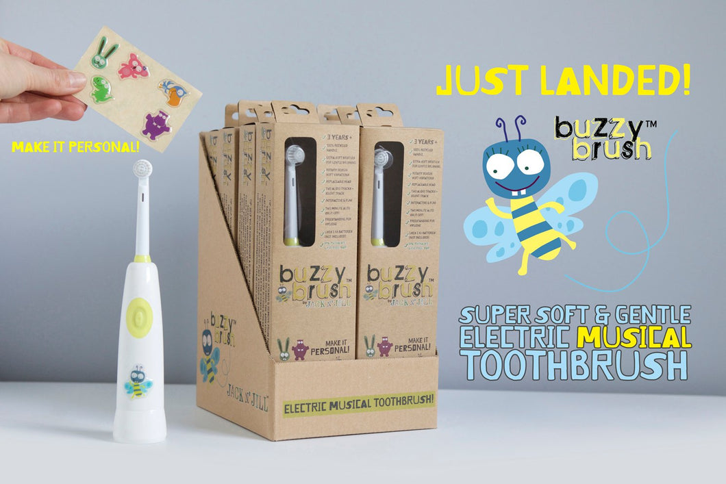 Jack N' Jill Buzzy Brush Kids Electric Musical Toothbrush