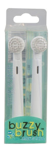 Jack N' Jill Buzzy Brush - 2 Replacement Heads for Electric Toothbrush