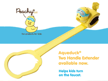 Load image into Gallery viewer, Aqueduck Double Handle Faucet Extender