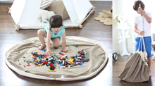 Load image into Gallery viewer, 2 in 1 playmat and toy storage bag