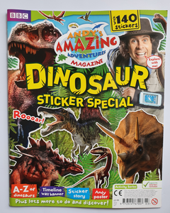 Andy's Dinosaurs Amazing Adventures 140 stickers Learning Activities