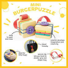 Load image into Gallery viewer, Travel Toy Burger Puzzle Cube