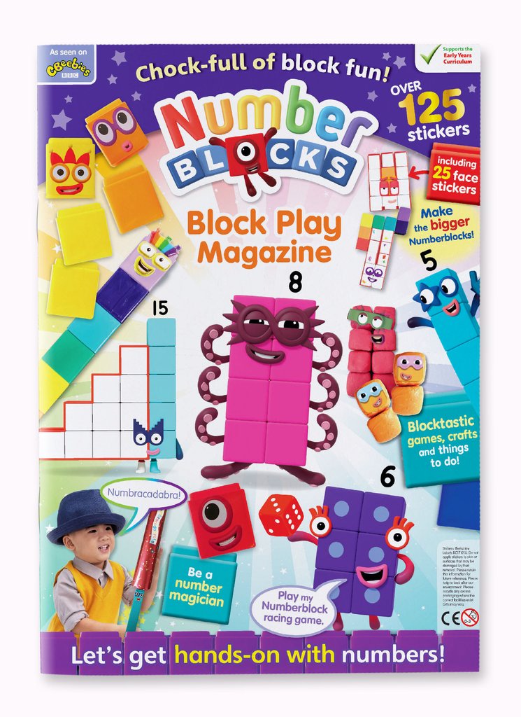 Block Play Magazine (Activities for Numberblock 1-10 toys) – Smart Baby ...