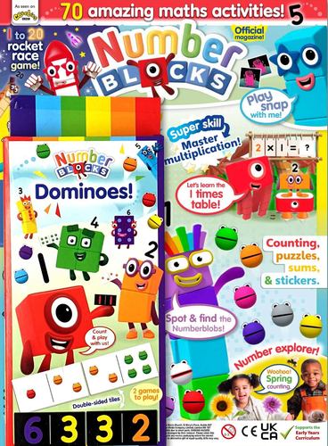Numberblocks Dominoes magazine