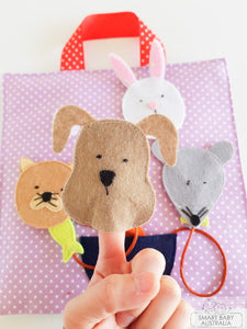 Handmade Quiet/ Busy Box Bag - kids activities