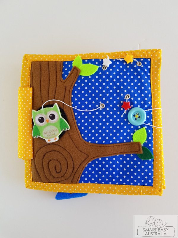 Owl Quiet Book Busy Book Activity Book Educational/learning 