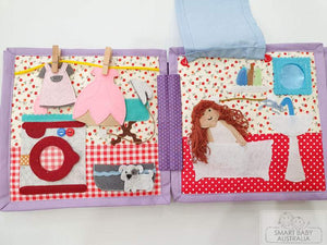 Handmade Quiet Book/ Busy Book - Doll House
