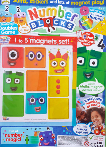 Numberblocks magnets set and magazine