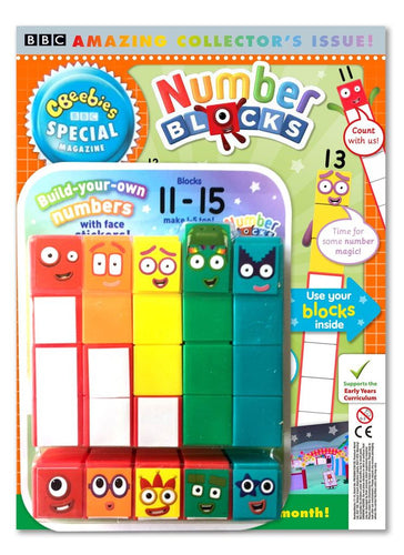 Numberblocks Magazine and Toy set (11-15)