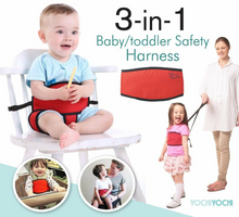 Load image into Gallery viewer, Yochi Yochi 3in1 Portable Travel High Chair/Harness - Japan