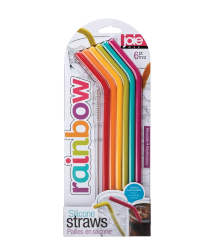MSC Joie Silicone Straw Set - Rainbow